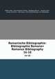 Romanische Bibliographie: Bibliographie Romane= Romance Bibliography. 16-18, Walter Hase 