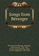 Songs from Beranger, Pierre Jean de Beranger 