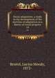 Social adaptation; a study in the development of the doctrine of adaptation as a theory of social progress. 14, Bristol, Lucius Moody, 1872- 