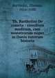 Th. Bartholini De cometa : consilium medicum, cum monstrorum nuper in Dania natorum historia, Bartholin, Thomas, 1616-1680 