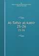 Al-Tafsir al-kabir. 25-26, Rz, Fakhr al-Dn Muammad ibn Umar, 1149 or 50-1210 