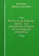 Provincia do Espirito-Santo : sua descoberta, historia chronologica e estatistica, Daemon, Bazilio Carvalho 