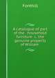 A catalogue of part of the . household furniture &c. the genuine property of William ., Fonthill 