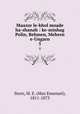 Maazor le-khol moade ha-shanah : ke-minhag Polin, Behmen, Mehren e-Ungarn. 5, Stern, M. E. (Max Emanuel), 1811-1873 