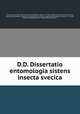 D.D. Dissertatio entomologia sistens insecta svecica, Carl Peter Thunberg 