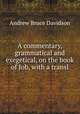 A commentary, grammatical and exegetical, on the book of Job, with a transl, A.B. Davidson 