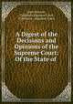 A Digest of the Decisions and Opinions of the Supreme Court: Of the State of ., Lewis Shearer , California Supreme Court, California , Supreme Court 