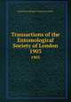 Transactions of the Entomological Society of London. 1903, Royal Entomological Society of London 