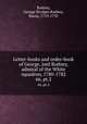 Letter-books and order-book of George, lord Rodney, admiral of the White squadron, 1780-1782. 66, pt.2, Rodney, George Brydges Rodney, Baron, 1719-1792 