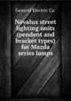 Novalux street lighting units (pendent and bracket types) for Mazda series lamps, General Electric Co. 