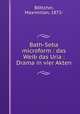 Bath-Seba microform : das Weib das Uria : Drama in vier Akten, Maximilian Bottcher 