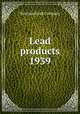 Lead products 1939, National Lead Company 