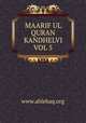 MAARIF UL QURAN KANDHELVI VOL 5, www.ahlehaq.org 