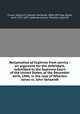 Reclamation of fugitives from service : an argument for the defendant, submitted to the Supreme Court of the United States, at the December term, 1846, in the case of Wharton Jones vs. John Vanzandt, Chase, Salmon P. (Salmon Portland), 1808-1873,Van Zandt, John, 1791-1847, defendant,Jones, Wharton, plaintiff 