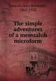 The simple adventures of a memsahib microform, Duncan, Sara Jeannette, 1861-1922 