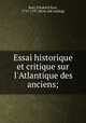 Essai historique et critique sur l