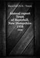Annual report Town of Haverhill, New Hampshire. 1958, Haverhill (N.H. : Town) 