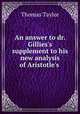 An answer to dr. Gillies