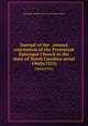 Journal of the . annual convention of the Protestant Episcopal Church in the state of North Carolina serial. 106th(1922), Episcopal Church. Diocese of North Carolina 