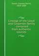 Lineage of the Lloyd and Carpenter family : compiled from authentic sources, Smith, Charles Perrin, 1819-1883 