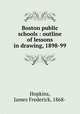 Boston public schools : outline of lessons in drawing, 1898-99, Hopkins, James Frederick, 1868- 