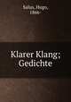 Klarer Klang; Gedichte, Salus, Hugo, 1866- 