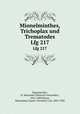 Mionelminthes, Trichoplax und Trematodes. Lfg 217, Pagenstecher, H. Alexander (Heinrich Alexander), 1825-1889,Braun, Maximilian Gustav Christian Carl, 1850-1930 