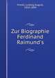 Zur Biographie Ferdinand Raimund