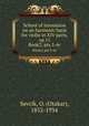 School of intonation on an harmonic basis for violin in XIV parts, op.11. Book2; pts.5-6c, Otakar Sevcik 