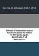 School of intonation on an harmonic basis for violin in XIV parts, op.11. Book3; pts.7-11, Otakar Sevcik 