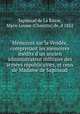 Memoires sur la Vendee, comprenant les memoires inedits d
