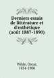 Derniers essais de litterature et d