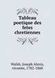 Tableau poetique des fetes chretiennes, Walsh, Joseph Alexis, vicomte, 1782-1860 
