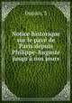 Notice historique sur le pave de Paris depuis Philippe-Auguste jusqu