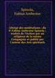 Abrege des meditations / du P. Fabius Ambroise Spinola ; traduit de l