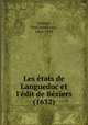 Les etats de Languedoc et l