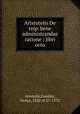 Aristotelis De reip. bene administrandae ratione : libri octo, Aristotle,Lambin, Denys, 1520 or 21-1572 