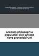 Arabum philosophia popularis: sive sylloge nova proverbiorum, Frederik Rostgaard 