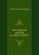 The religious offering, for MDCCCXXXV, Upham Thomas Cogswell 