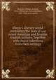 Shepp`s Literary world: containing the lives of our noted American and favorite English authors. Together with choice selections from their writings, Birdsall, William Wilfred, 1854-1909,Jones, Rufus Matthew, 1863-1948, joint author 