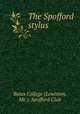The Spofford stylus, Bates College (Lewiston, Me.). Spofford Club 
