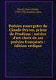 Poesies rouergates de Claude Peyrot, prieur de Pradinas : suivies d