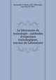 Le laboratoire de toxicologie : methodes d