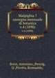 Malpighia ?rassegna mensuale di botanica.. v.4 (1890), Borzi, Antonino,,Penzig, O.,Pirotta, Romualdo, 
