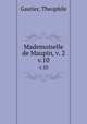 Mademoiselle de Maupin, v. 2. v.10, Gautier, Theophile 