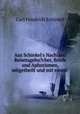 Aus Schinkel`s Nachlass. Band 1-3, Carl Friedrich Schinkel 