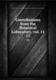 Contributions from the Botanical Laboratory, vol. 11. 11, University of Pennsylvania. Botanical Laboratory,University of Pennsylvania. Morris Arboretum 