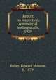 Report on inspection, commercial feeding stuffs, 1929, Bailey, Edward Monroe, b. 1879 