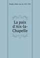 La paix d