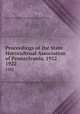 Proceedings of the State Horticultrual Association of Pennsylvania, 1922. 1922, State Horticultural Association of Pennsylvania 